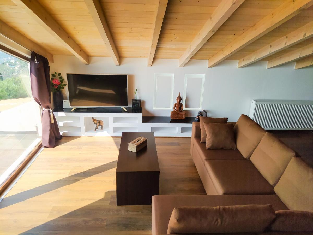 Blue Sky Loft By Corfuescapes Apartment Spartylas Bagian luar foto