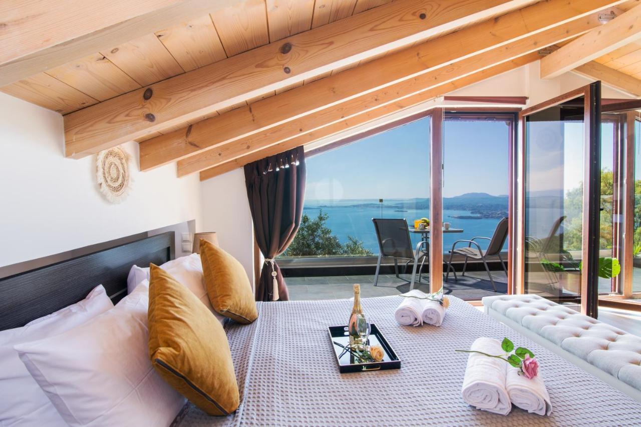 Blue Sky Loft By Corfuescapes Apartment Spartylas Bagian luar foto