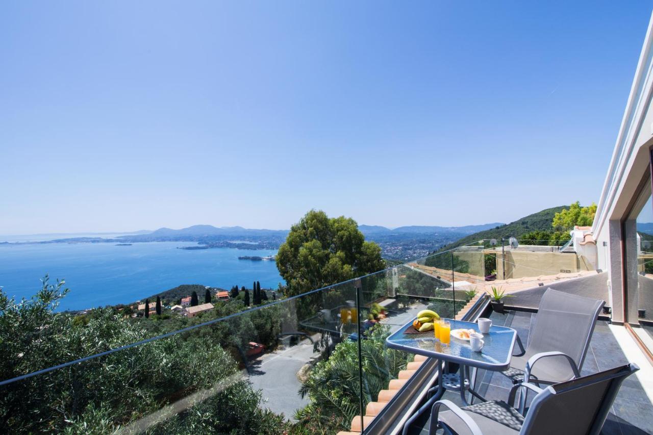Blue Sky Loft By Corfuescapes Apartment Spartylas Bagian luar foto